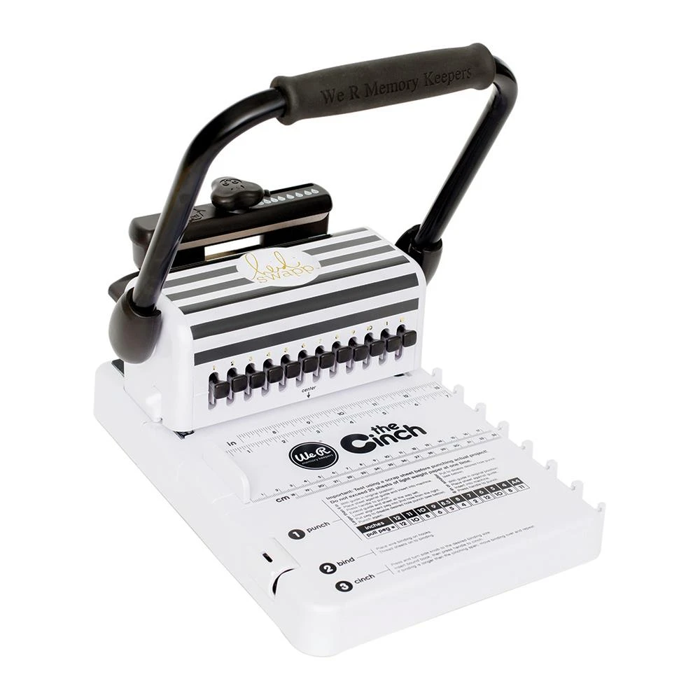 Heidi Swapp Cinch Book Binding Tool W/Square Holes 3 Heidi Swapp Cinch Book Binding Tool W/Square Holes