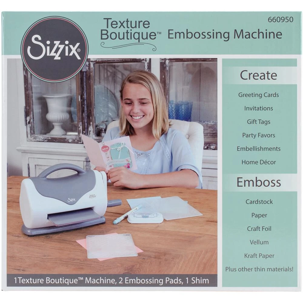 Sizzix Texture Boutique Embossing Machine 3 Sizzix Texture Boutique Embossing Machine