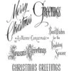 Tim Holtz Cling Stamps - Christmastime -Bürobedarf Geschäft 0001852611
