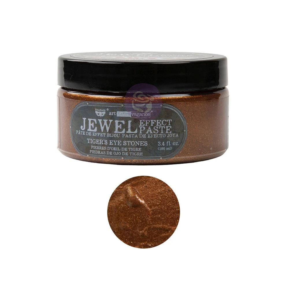 Finnabair Art Extravagance Jewel Texture Paste - Tiger's Eye Stones 3 Finnabair Art Extravagance Jewel Texture Paste - Tiger's Eye Stones