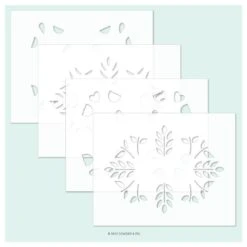Concord & 9th Stencil 4.75"X6" 4/Pkg - Threads Of Kindness