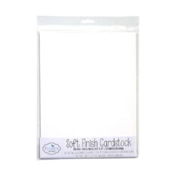 Elizabeth Craft Soft Finish Cardstock 8.5"X11" - White