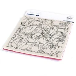 Pinkfresh Studio Cling Rubber Background Stamp - Magnolia Pattern