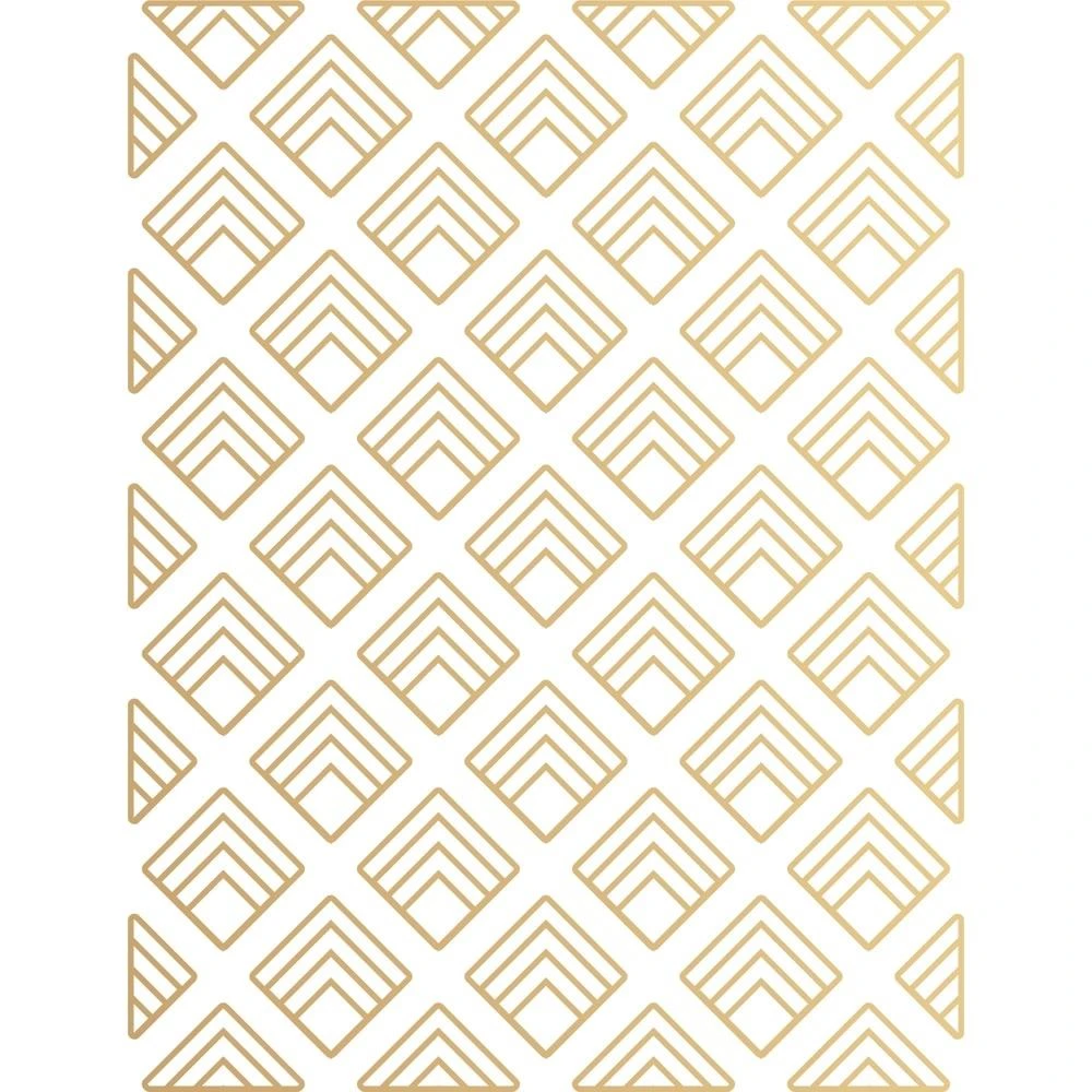 Poppystamps Hot Foil Plate - Deco Diamond 3 Poppystamps Hot Foil Plate - Deco Diamond