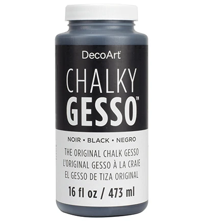 Chalky Gesso - Black 3 Chalky Gesso - Black