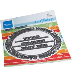 Merry Christmas Circle By Marleen