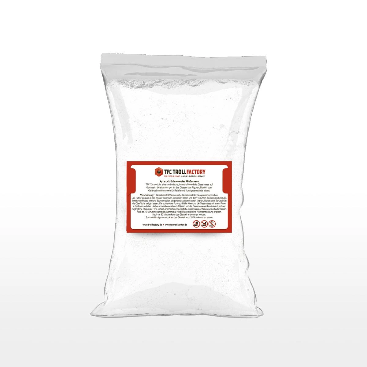 TFC Xyrarock Schneeweiss Giessmasse 4:1 - 1 Kg 3 TFC Xyrarock Schneeweiss Giessmasse 4:1 - 1 Kg