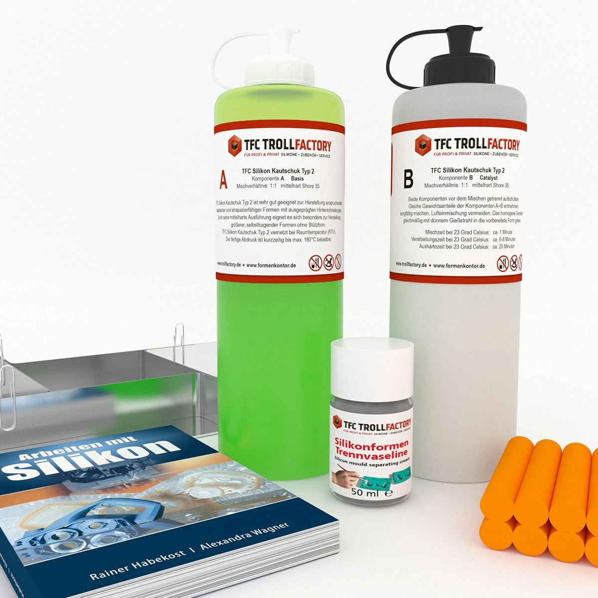 Starterset Einsteigerset Formenbau Silikon Kautschuk Abformen NV Groß 10 Starterset Einsteigerset Formenbau Silikon Kautschuk Abformen NV Groß – Bild 8