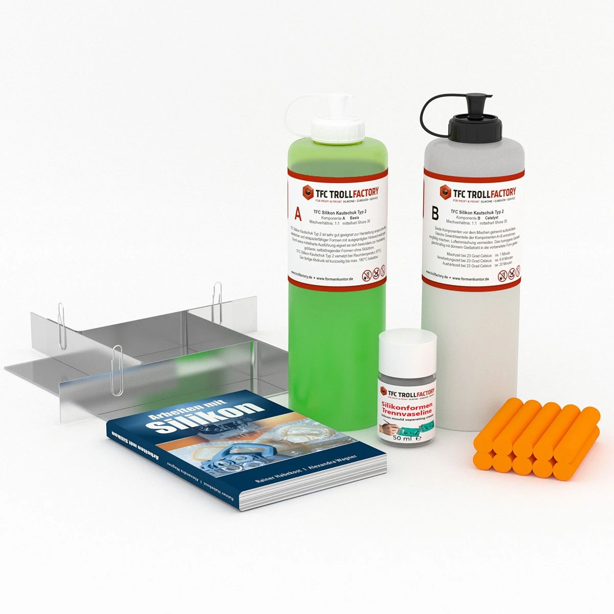 Starterset Einsteigerset Formenbau Silikon Kautschuk Abformen NV Groß 8 Starterset Einsteigerset Formenbau Silikon Kautschuk Abformen NV Groß – Bild 6
