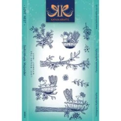 Katkin Krafts Love Nest 6 In X 8 In Clear Stamp Set