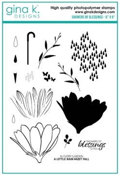 Gina K Designs - STAMPS- Showers Of Blessings