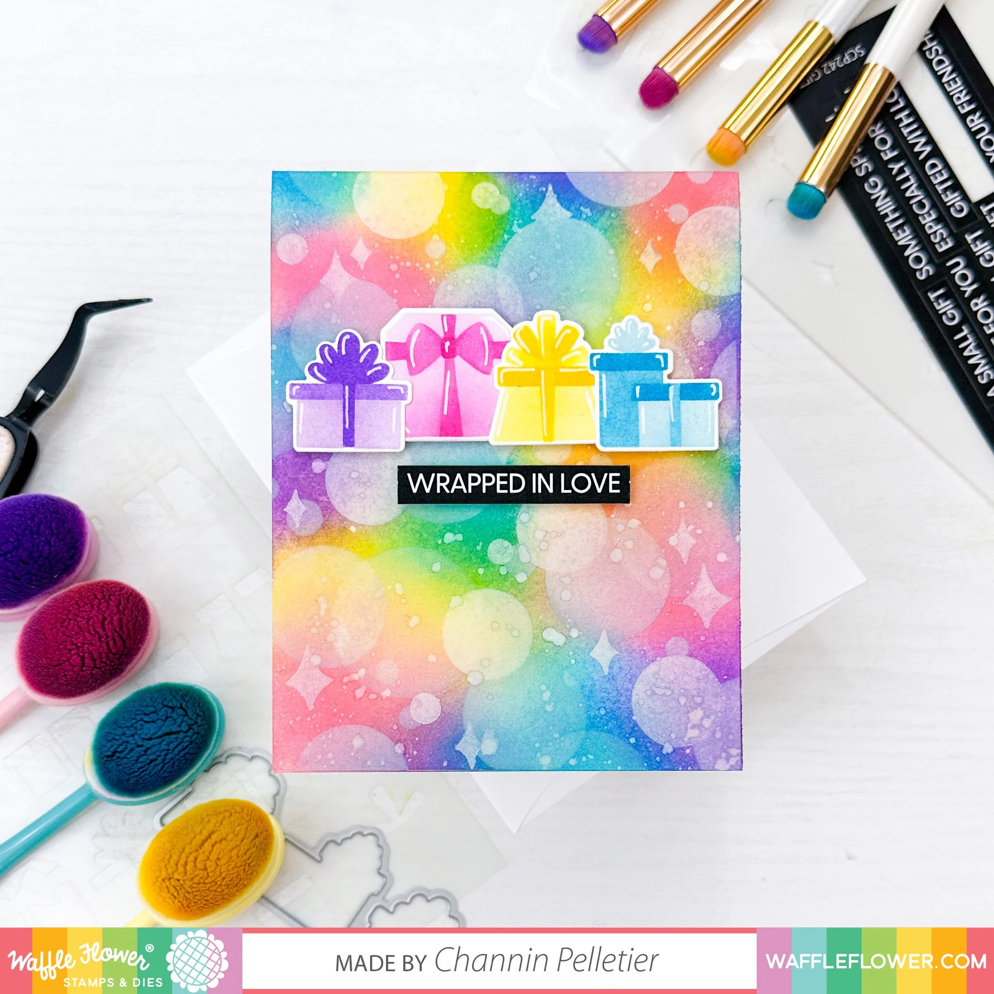 Waffle Flower - Bokeh Stencil Trio 5 Waffle Flower - Bokeh Stencil Trio – Bild 3