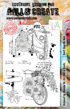 Aall And Create Stamp Set A5 Don't Stop Me Now 3 Aall And Create Stamp Set A5 Don't Stop Me Now