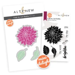 Altenew - Mini Delight: Café Au Lait Dahlia Stamp & Die Set