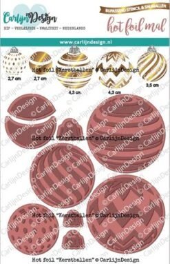 CarlijnDesign Hot Foil Kerstballen