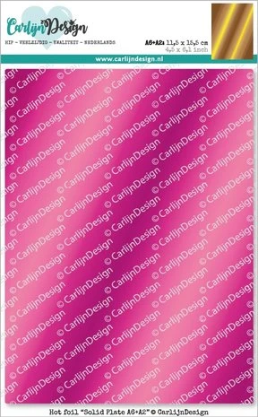 CarlijnDesign - Hot Foil Solid Plate A6 + A2 3 CarlijnDesign - Hot Foil Solid Plate A6 + A2