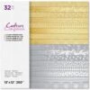 Crafter's Companion Luxury Mirror Paperpad 12x12 Everyday Metallics -Bürobedarf Geschäft cc luxury mirror paperpad 30x30 cm 1