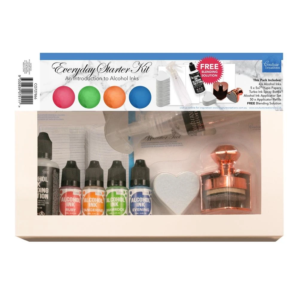 Couture Creations Everyday Alcohol Ink Starter Kit 3 Couture Creations Everyday Alcohol Ink Starter Kit