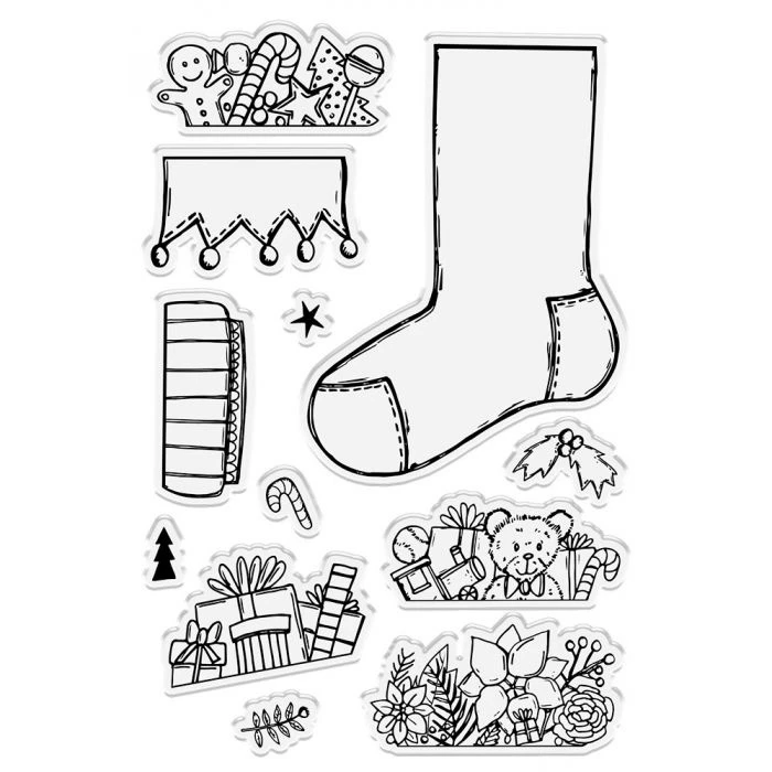 Crafter's Companion Twas The Night Before Christmas Stamp & Die Build-A-Stocking 4 Crafter's Companion Twas The Night Before Christmas Stamp & Die Build-A-Stocking – Bild 2