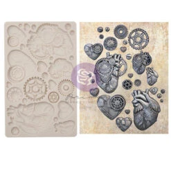 Finnabair Moulds - Steampunk Hearts Moulds