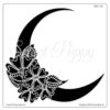 Sweet Poppy Stencil: Floral Crescent Moon 2 Sweet Poppy Stencil: Floral Crescent Moon -Bürobedarf Geschäft floral cresent moon w 300x2931 1