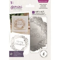 Gemini Foil Stamp Die - Create-a-Card - Merry Christmas