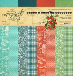 Graphic 45 - Life's A Bowl Of Cherries 12x12 Inch Patterns & Solids Pack