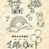 Graphic 45 - Little One Clear Stamps 2 Graphic 45 - Little One Clear Stamps -Bürobedarf Geschäft graphic 45 little one clear stamps 4502607