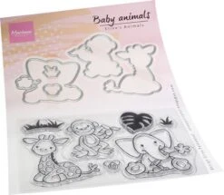Marianne D Clear Stempel- Und Stanzset – Elines Tierbabys