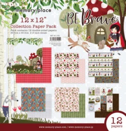 Memory Place - Be Brave 12x12 Inch Paper Pack
