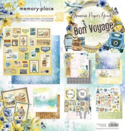 Memory Place - Kawaii Paper Goods Bon Voyage 12x12 Inch Paper Pack