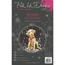 Pink Ink Designs Puppy 6 In X 8 In Clear Stamp Set