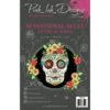 Pink Ink Designs Sensational Skull 6 In X 8 In Clear Stamp Set
