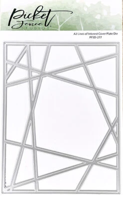 Picket Fence Studios Lines Of Interest 4x6 Inch Cover Plate Dies
