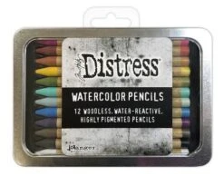 Ranger Tim Holtz Distress Watercolor Pencils 12 St Kit #1