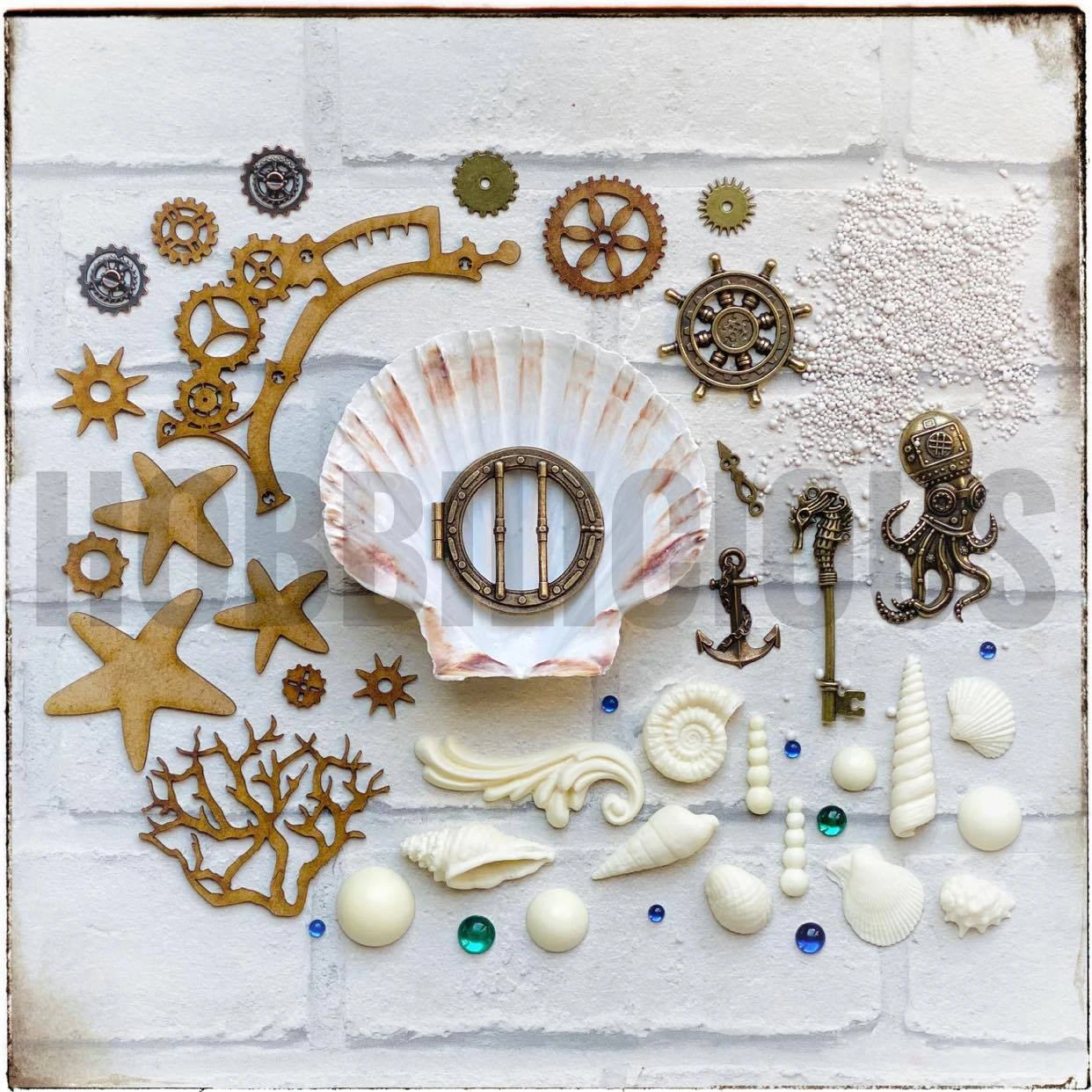 Hobbilicious - Scallop Seashell Project Kit 3 Hobbilicious - Scallop Seashell Project Kit