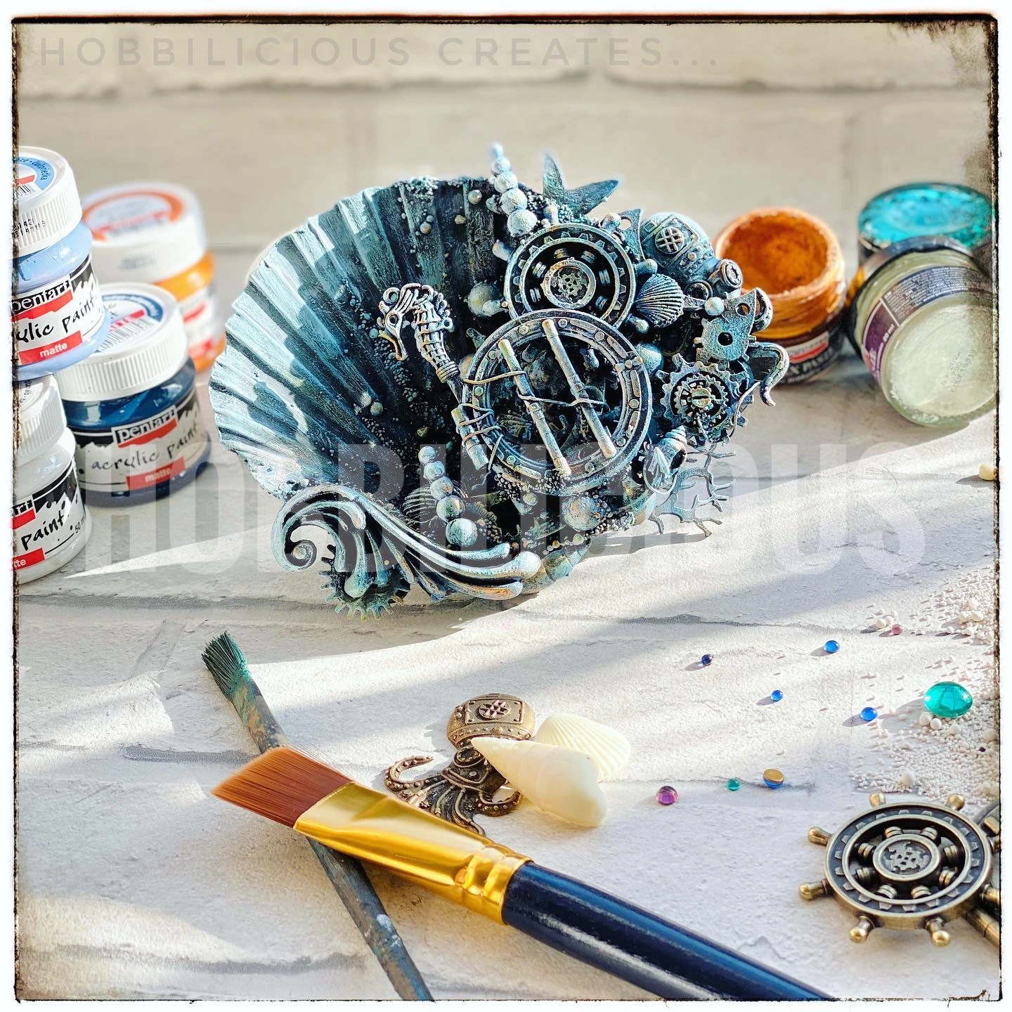 Hobbilicious - Scallop Seashell Project Kit 4 Hobbilicious - Scallop Seashell Project Kit – Bild 2