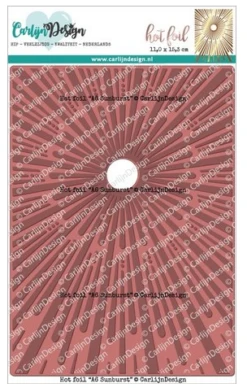 CarlijnDesign Hot Foil A6 Sunburst