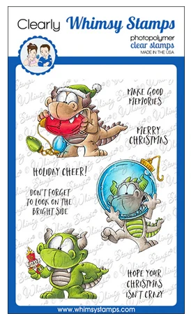 Whimsy Stamps - Dudley's Christmas Clear Stamps 3 Whimsy Stamps - Dudley's Christmas Clear Stamps