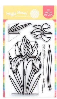 Waffle Flower- Sketched Iris Stamp Set 3 Waffle Flower- Sketched Iris Stamp Set