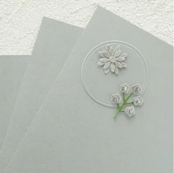 Spellbinders - Brushed Silver Cardstock