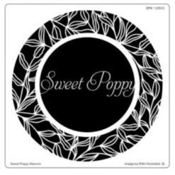 Sweet Poppy Stencil: Twisted Vine Aperture Circle