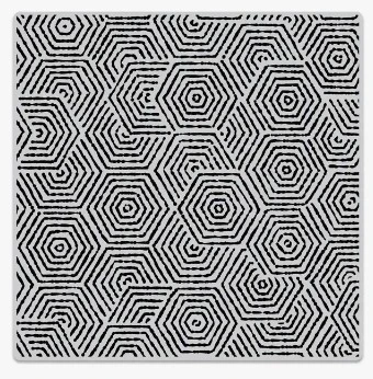 Hero Arts - Overlapping Hexagons Bold Prints Handmade Rubber Cling Stamp 3 Hero Arts - Overlapping Hexagons Bold Prints Handmade Rubber Cling Stamp