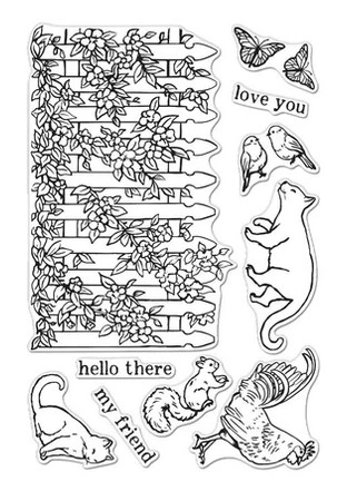 Hero Arts - Garden Critters Clear Stamp Set 3 Hero Arts - Garden Critters Clear Stamp Set
