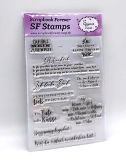 SF Stamps Du Bist Mein Zu Hause