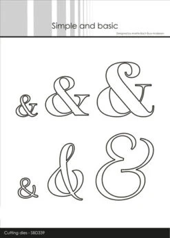 Simple And Basic - Ampersand Cutting Dies
