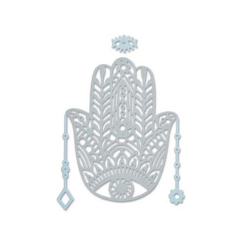 Sizzix Thinlits Die Set - 4PK Hand Charm 3 Sizzix Thinlits Die Set - 4PK Hand Charm