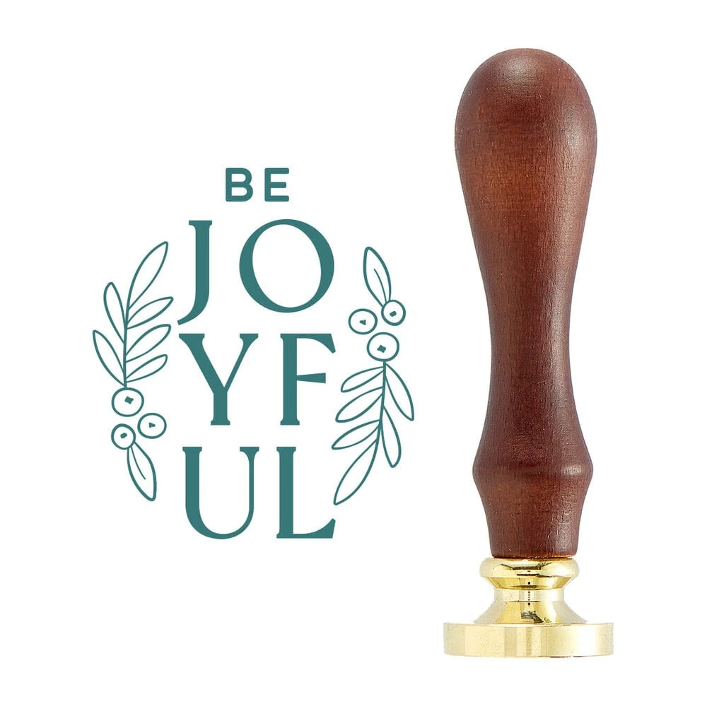 Spellbinders - Be Joyful Wax Seal Stamp 3 Spellbinders - Be Joyful Wax Seal Stamp
