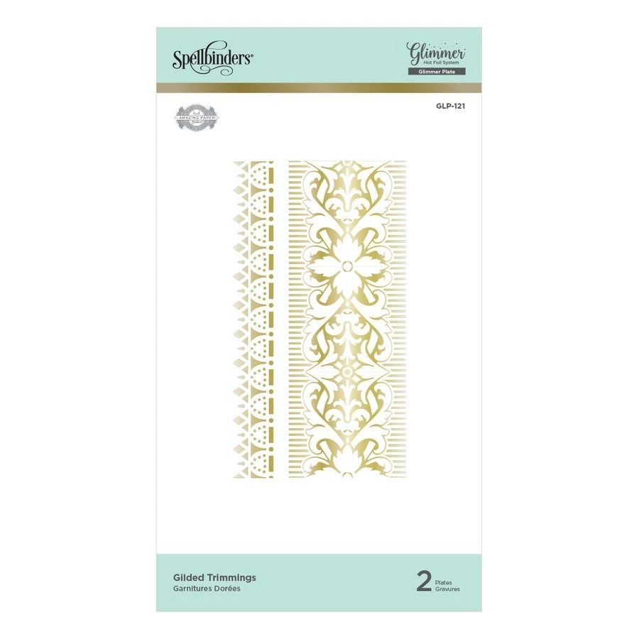 Spellbinders Gilded Trimmings Hof Foil Plate 3 Spellbinders Gilded Trimmings Hof Foil Plate