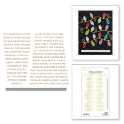 Spellbinders - Glitter Wishes Glimmer Hot Foil Plate & Die